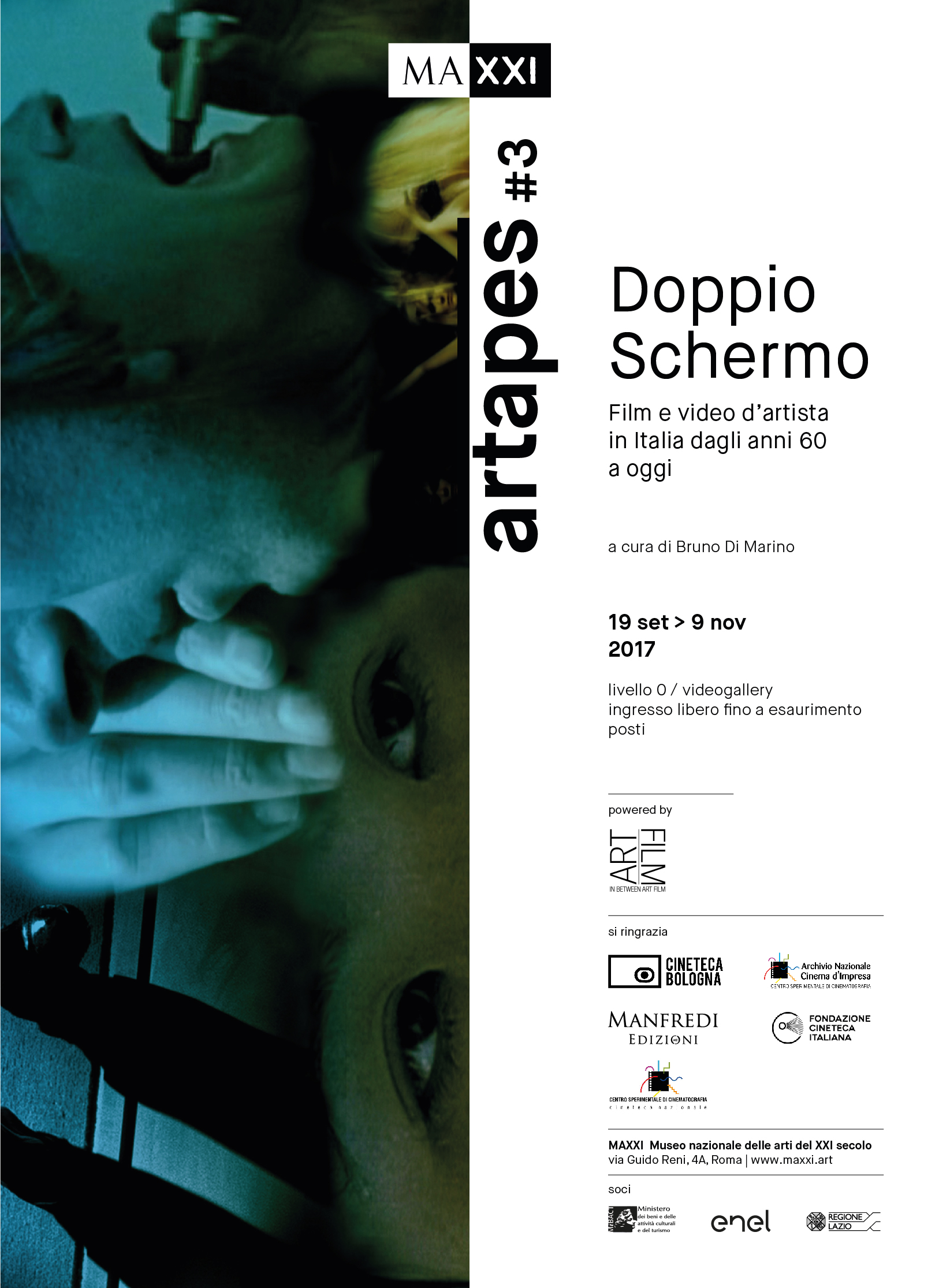 #Franco_Vaccari is present at: ARTAPES #3. Double Screen - @MAXXI #Rome - 